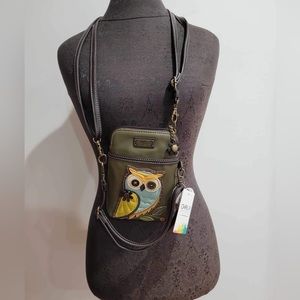 CHALA PURSE / CELL PHONE CROSSBODY OWL